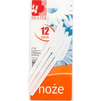 Kuchyňský nůž Jednorázový plastový Nůž 12 kusů