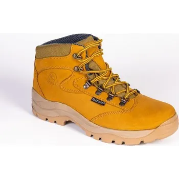 Pánská treková obuv HANZEL turistická obuv hikker 020 žlutá nubuk Velikost: 45