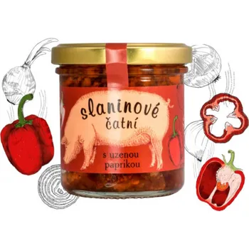 Pesto Slaninové čatní s uzenou paprikou 155g