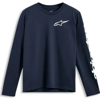 Pánské tričko Triko TRACKSIDE CSF dlouhý rukáv, ALPINESTARS (modrá) (Velikost: M)