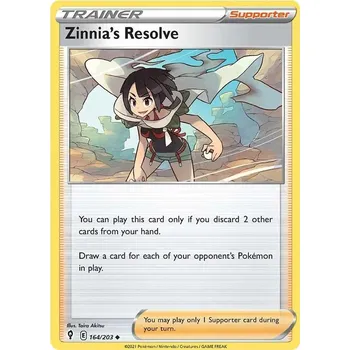 Karetní hra Zinnias Resolve 164/203 - Evolving Skies Typ karty: Reverse Holo