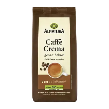 Alnatura Caffe Crema BIO zrnková Káva Alnatura Caffe Crema BIO zrnková