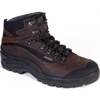 Pánská treková obuv HANZEL turistická obuv gerlach G037 hnědá nubuk Velikost: 48