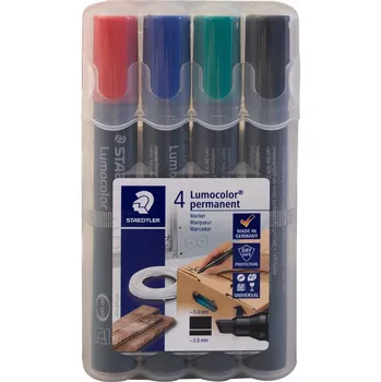 Permanentní popisovač vícebarevný Staedtler 4 ks