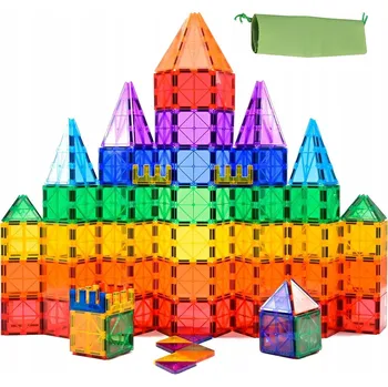 ostatní stavebnice Stavebnice 3D magnetických stavebnic, 40 dílků, 3+, vzdělávací, VELKÁ