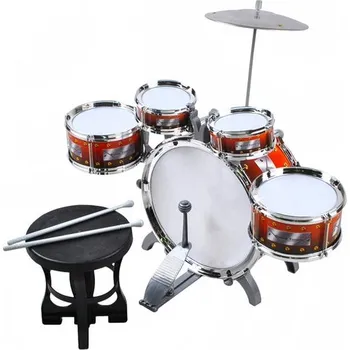 Hudební nástroj pro děti Deminas Dětské bicí s činely – dětské bubny 4173