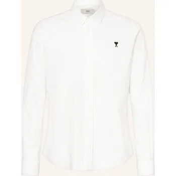 Pánská košile Ami Paris Pánská Košile Oxford Classic Fit, bílá, 41