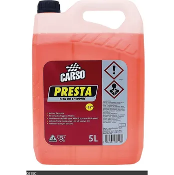 Náplň do chladiče a ostřikovače G12 glicar nemrznoucí kapalina do chladičů -35 c g12 5l kuler červená, C615C g12