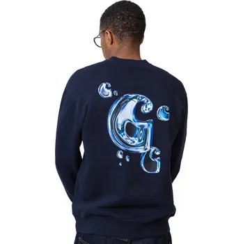 Pánská mikina Mikina Bez Kapuce Carhartt WIP Solar Chrome Dark Navy - L