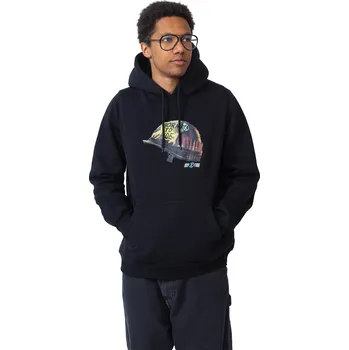 Pánská mikina Mikina S Kapucí JoyRide Peace Black - L