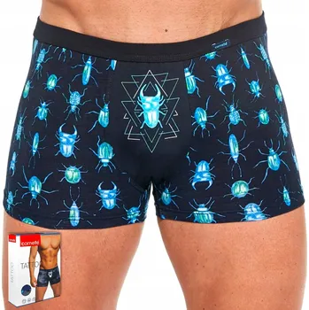 Boxerky Pánské boxerky s potiskem Slipy CORNETTE TATTOO 202 - M, bavlna