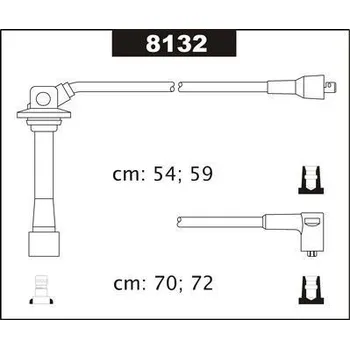 Zapalovací kabel Sada kabelů pro zapalování, 8132