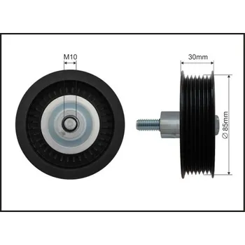 Vratna/vodici kladka, klinovy zebrovy remen, 500275