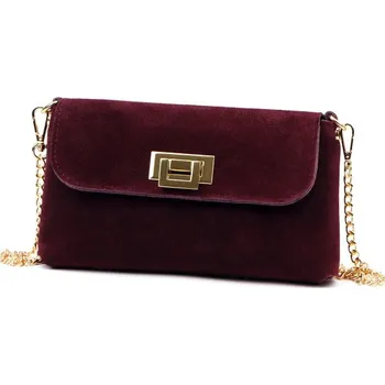 Kabelka Kožená kabelka Luka 25-001 - bordo