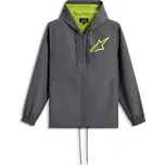 Bunda SPEEDER CHROMIUM WINDBREAKER, ALPINESTARS (šedá/žlutá fluo) (Velikost: XL)