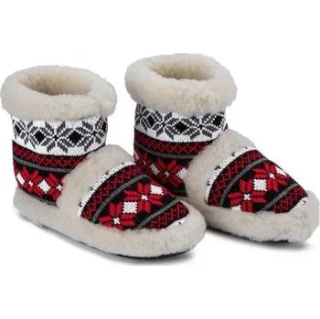 Dámské pantofle GEPARD vlněné bačkory M034 červená Velikost: 36