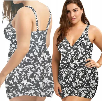Dámské plavky PLAVKY PLUS SIZE XXL TANKINI DÁMSKÉ