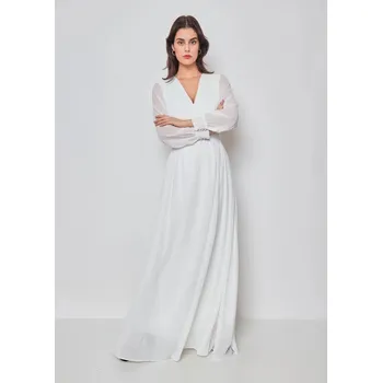 Dámské šaty Eva & Lola Eva&Lola svatební šaty bílé 1510 Velikost: M / 38 / 06 / 10