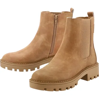 Dámské kozačky esmara® Dámská kotníková obuv Chelsea (béžová, 36)