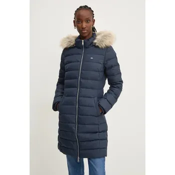 Péřová bunda Tommy Jeans DW0DW18864 námořnická modř 59X, vel. M