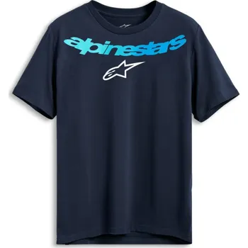 Pánská móda Triko COLLARED CSF, ALPINESTARS (modrá) (Velikost: 2XL)