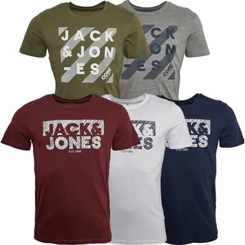 Pánské oblečení Jack and Jones tričko Barva: Šedá, Velikost: M
