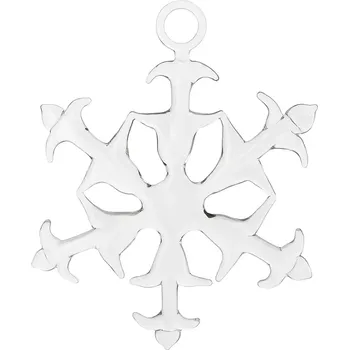 Vánoční ozdoba Skleněná sněhová vločka, vánoční ozdoba na stromeček - II.