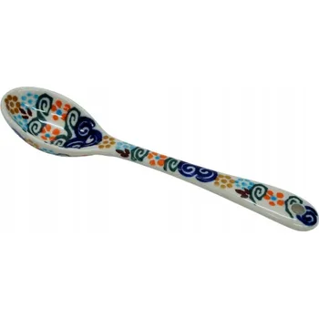 Příbor Keramická dezertní lžička Ceramika Bolesławiec