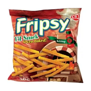 MAKS Fripsy Fit Křupavé krekry Snack Oven Baked! Ketchup 50g