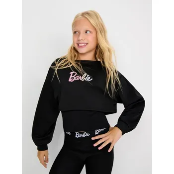 Dívčí mikina Sinsay - Mikina a tílko Barbie - černá - 999CE-99X - 999CE-99X-158