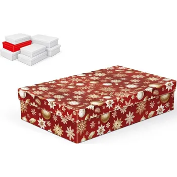 Dárková krabička MFP krabice dárková vánoční A-V012-D 30x19x7cm 5371304