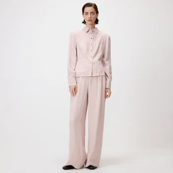 Dámské kalhoty Reserved - Volné kalhoty s modalem - pastelově růžová - 936HF-03X - 936HF-03X-XS