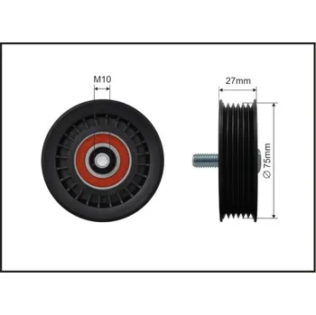 Vratná/vodicí kladka, klínový žebrový řemen, 500522