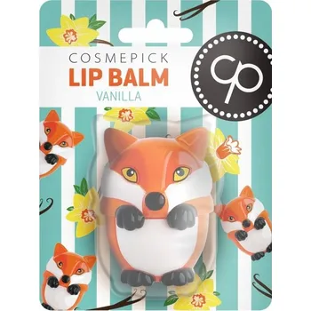 Péče o rty Cosmepick Balzám na rty Vanilka Liška, 6 g