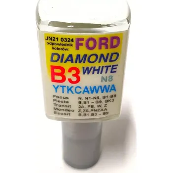 Autolak Lakovací tužka zafawwa - b3 diamond white ford (1973-2018) ARASYSTEM 10 ml, ARAZAFAWWA