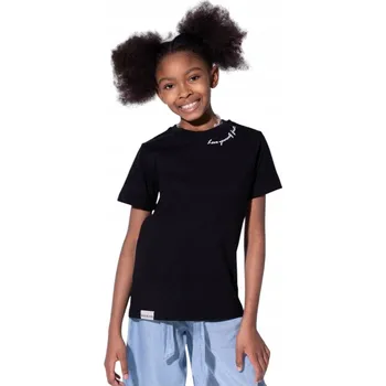 Dívčí tričko DÍVČÍ TRIČKO WF BAVLNA ČERNÉ 152