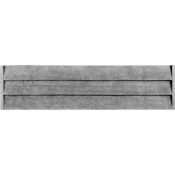 Plot Betonový plot se vzhledem vystouplých dřevěných desek, deska 200*50*4 cm Antracit