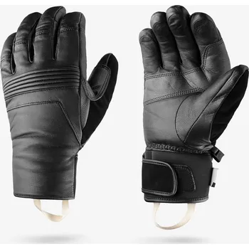 Rukavice WEDZE Lyžařské rukavice 900 pro dospělé XL BÉŽOVÁ|ČERNÁ