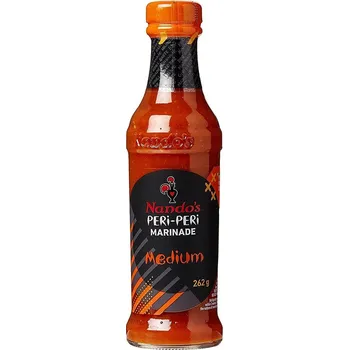 Omáčka Nando's Peri-Peri středně pálivá omáčka 262 ml
