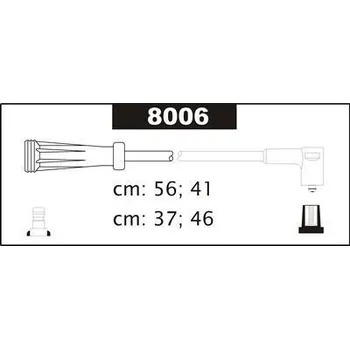 Zapalovací kabel Sada kabelů pro zapalování, 8006