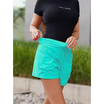 Dámské kraťasy NEYWER Dámské funkční elastické sportovní šortky mentolové EG233 Velikost: XS