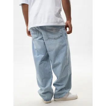 Pánské džíny Džíny SUPER BAGGY Pánské Vyprané Světle Modré Jigga Wear M