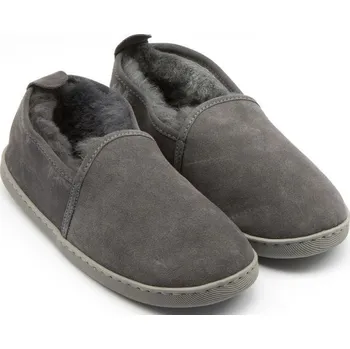 Dámské pantofle GEPARD kožešinové bačkory ju31 šedá velur Velikost: 38