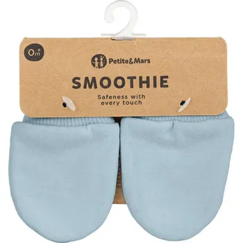 Rukavice Petite & Mars Rukavičky kojenecké Smoothie Petite&Mars Sky Blue