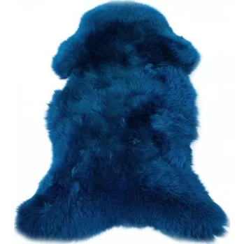 Koberec GEPARD ovčí kožešina modrá
