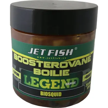 Boilies Jet Fish Boilies Legend Boosterované 24mm 250ml Banán-Chilli