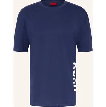 Pánské oblečení Hugo Pánské Tričko Relaxed, tmavě modrá / bílá, L