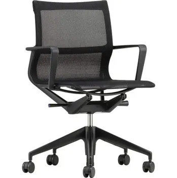 Vitra Kancelářská židle Physix na koberec, deep black / black pearl