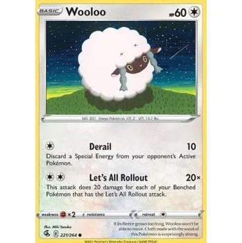 Sběratelská karetní hra Pokémon FST 221/264 Wooloo - Fusion Strike Stav: Near Mint, Verze: NORMAL