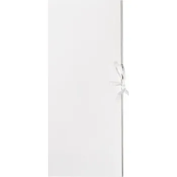 Vázaná složka A4 BARBARA 250g kartonová bílá